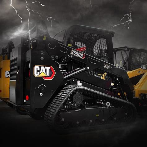 blacked out black cat skid steer|cat skid loader display gone black.